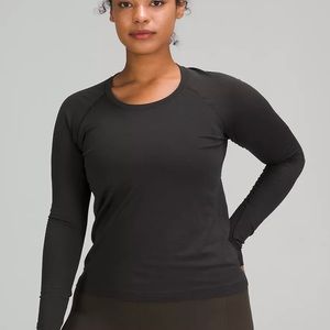 lululemon athletica Black Long Sleeve Top